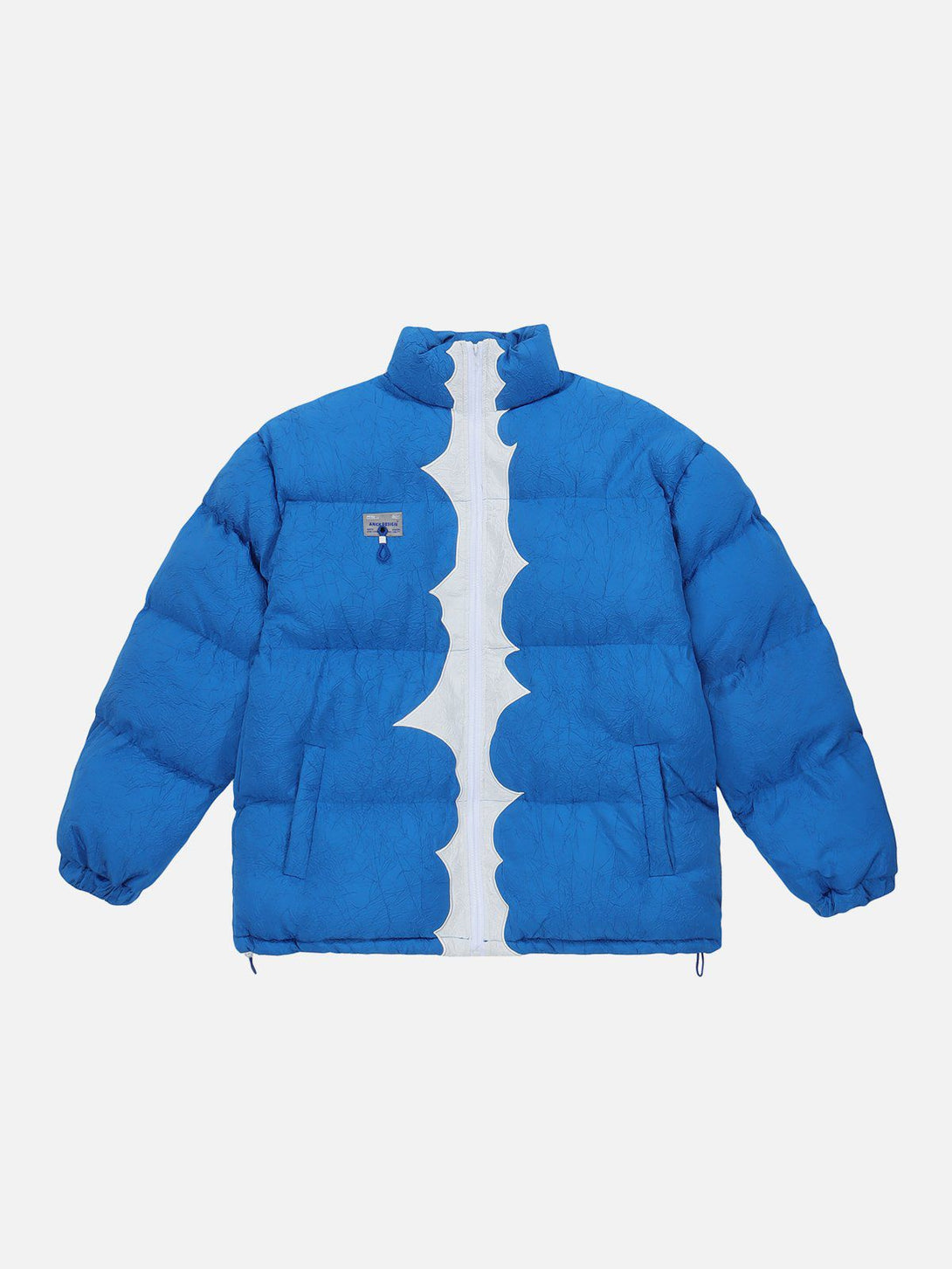 Evapacs - Stitching Color Pleated Winter Coat- Streetwear Fashion - evapacs.com