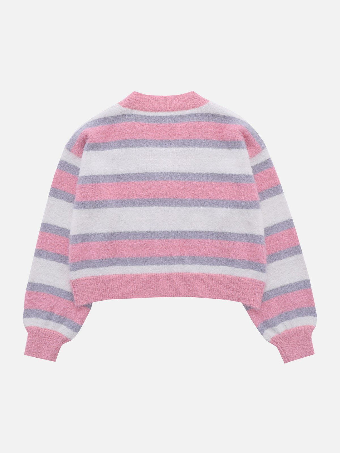 Evapacs - Striped Clashing Colours Cardigan- Streetwear Fashion - evapacs.com