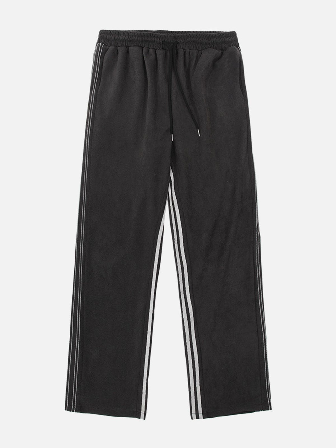 Evapacs - Striped High Waist Sweatpants- Streetwear Fashion - evapacs.com