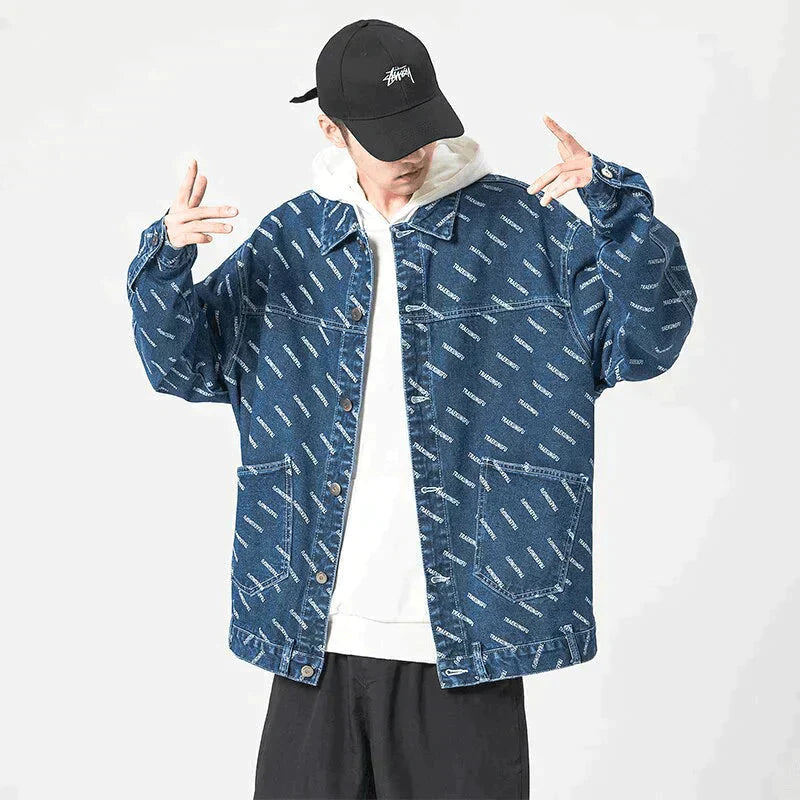 Evapacs - TRAEKUNGFU Denim Jacket- Streetwear Fashion - evapacs.com