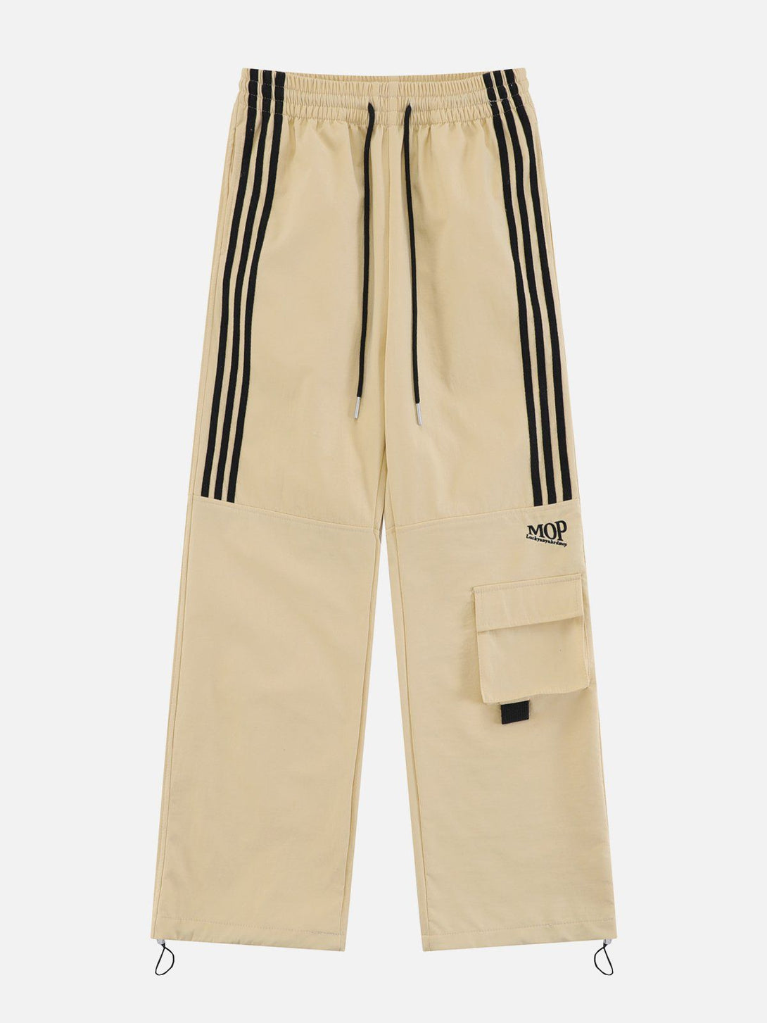 Evapacs - Tapered Leg Striped Sweatpants- Streetwear Fashion - evapacs.com