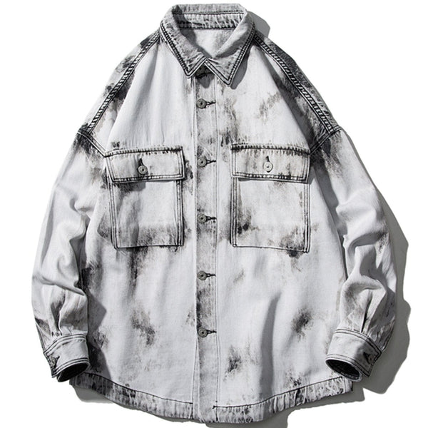 Evapacs - Tie Dye Denim Jacket- Streetwear Fashion - evapacs.com