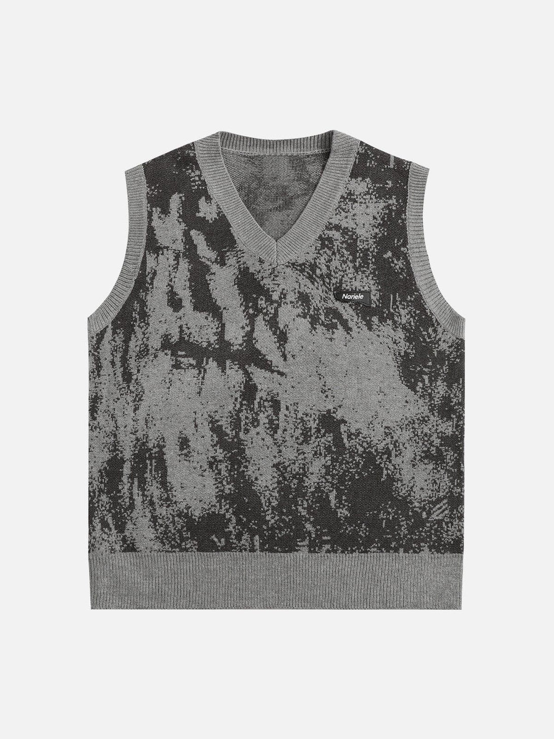 Evapacs - Tie Dye Jacquard Sweater Vest- Streetwear Fashion - evapacs.com