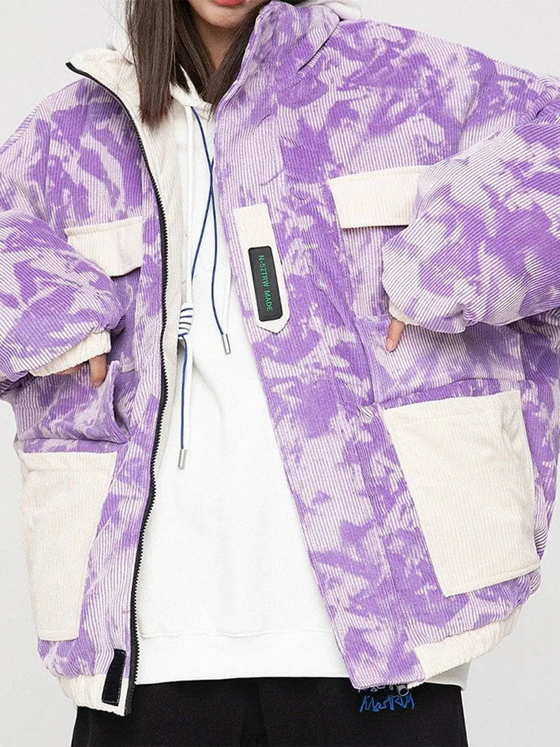 Evapacs - Tie-Dye Winter Coat- Streetwear Fashion - evapacs.com