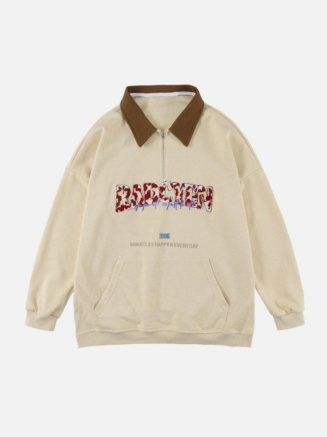 Evapacs - Tie-dye Towel Embroidery Sweatshirt- Streetwear Fashion - evapacs.com