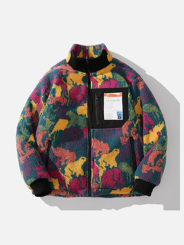 Evapacs - Tie dye "Wearable on both sides" Winter Coat- Streetwear Fashion - evapacs.com