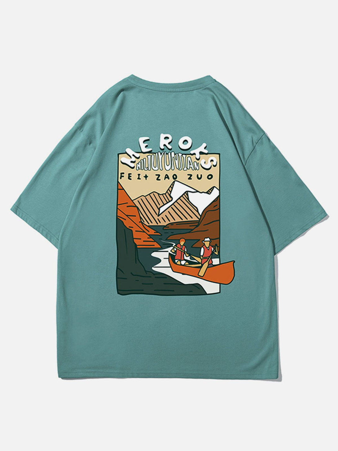 Evapacs - Valley Boating Graphic Tee- Streetwear Fashion - evapacs.com