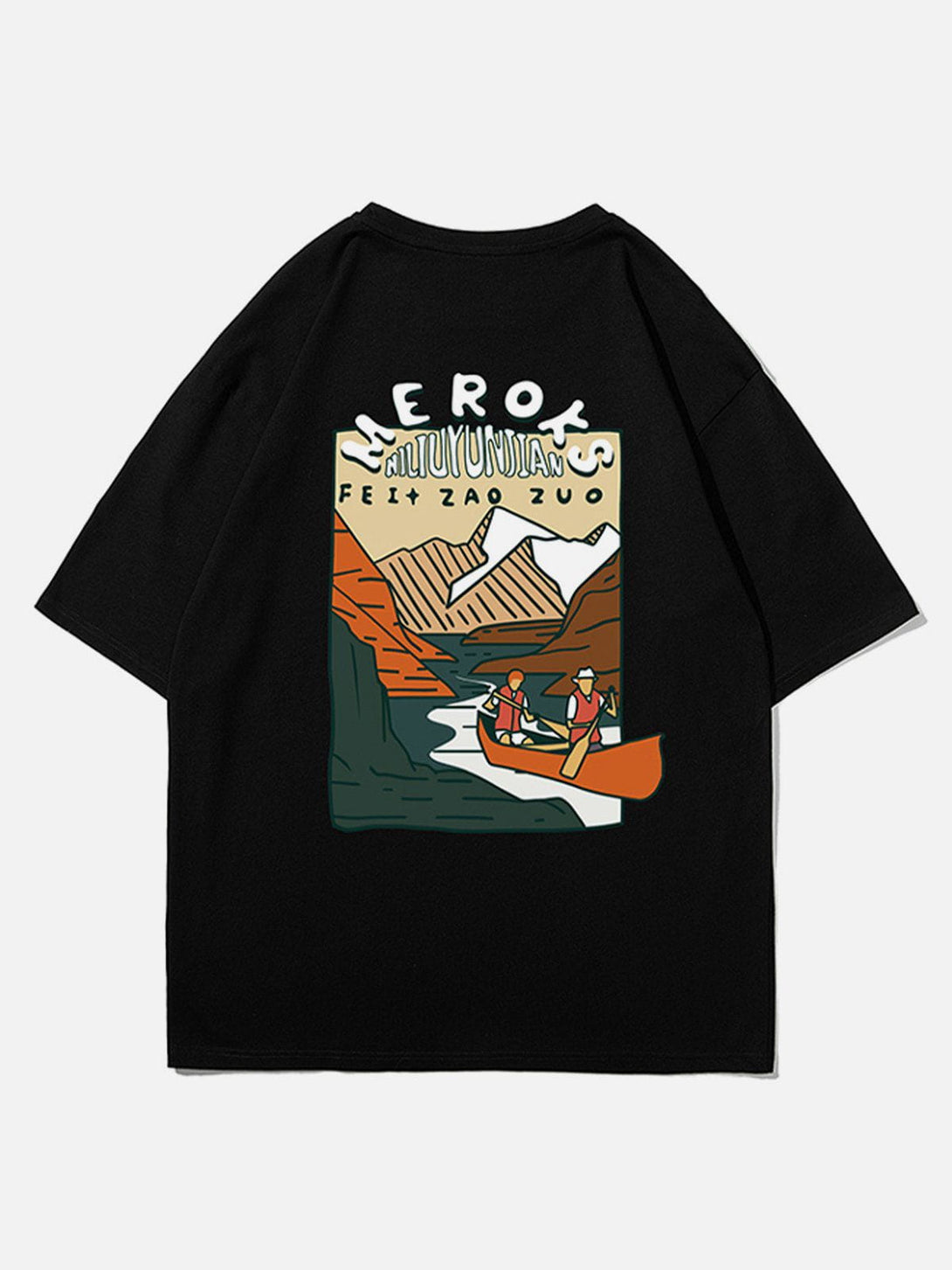 Evapacs - Valley Boating Graphic Tee- Streetwear Fashion - evapacs.com