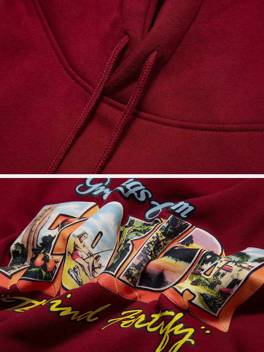 Evapacs - Vintage Creative Letter Print Hoodie- Streetwear Fashion - evapacs.com