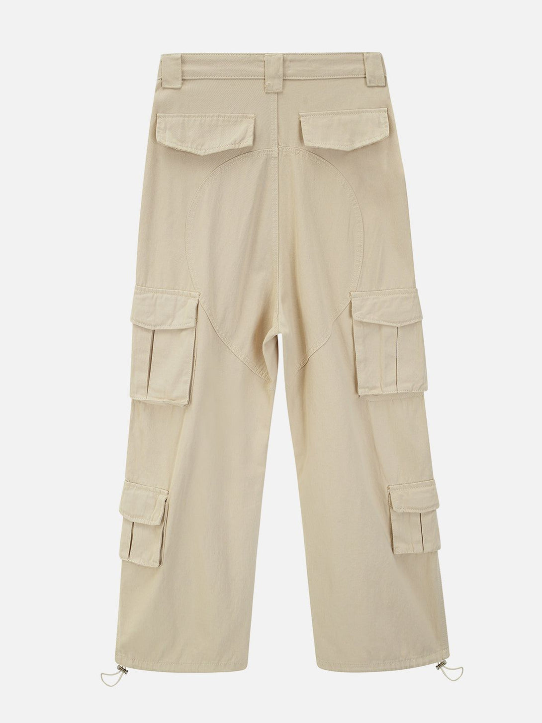 Evapacs - Vintage Multi-Pocket Solid Cargo Pants- Streetwear Fashion - evapacs.com