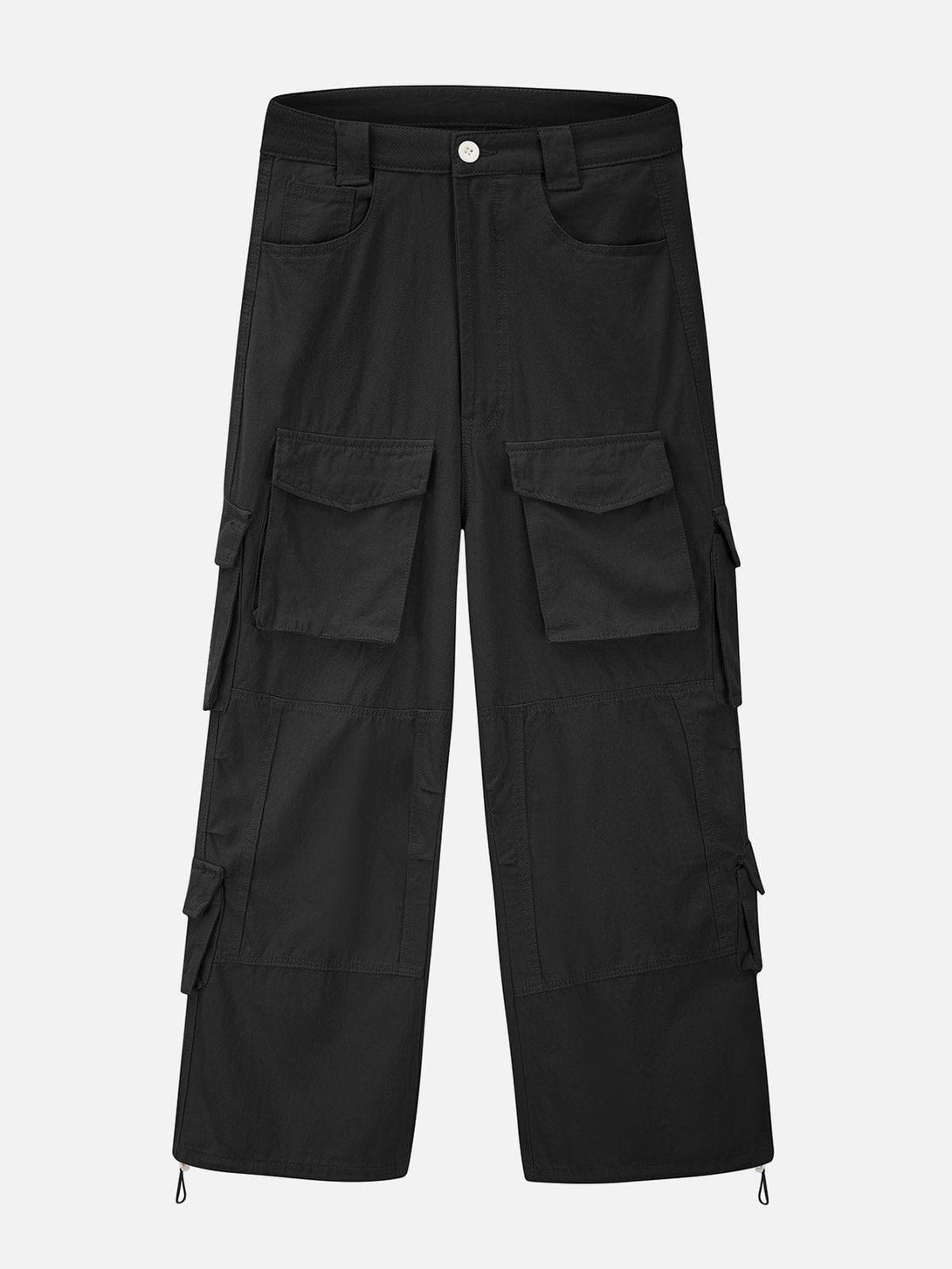 Evapacs - Vintage Multi-Pocket Solid Cargo Pants- Streetwear Fashion - evapacs.com