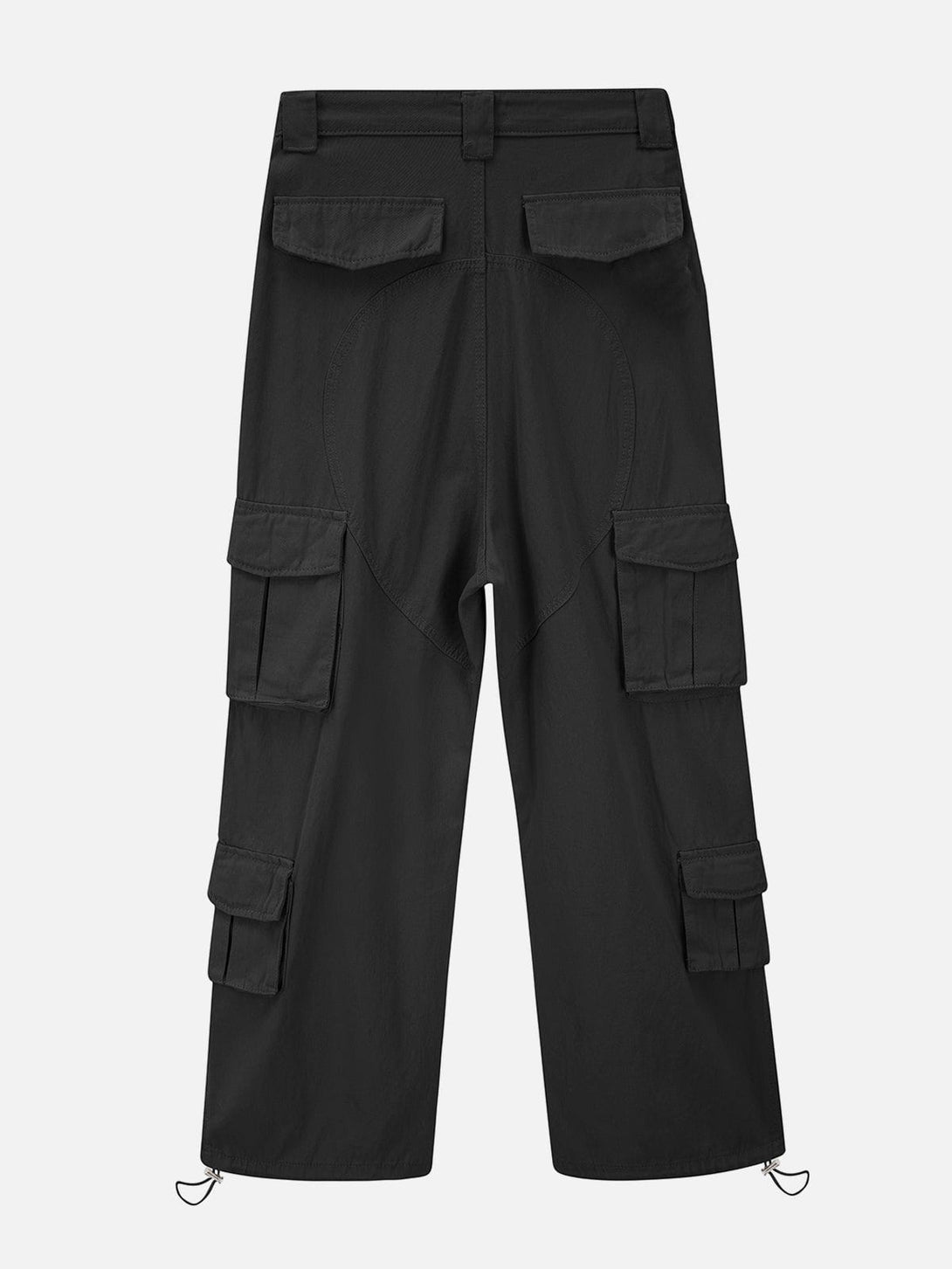 Evapacs - Vintage Multi-Pocket Solid Cargo Pants- Streetwear Fashion - evapacs.com