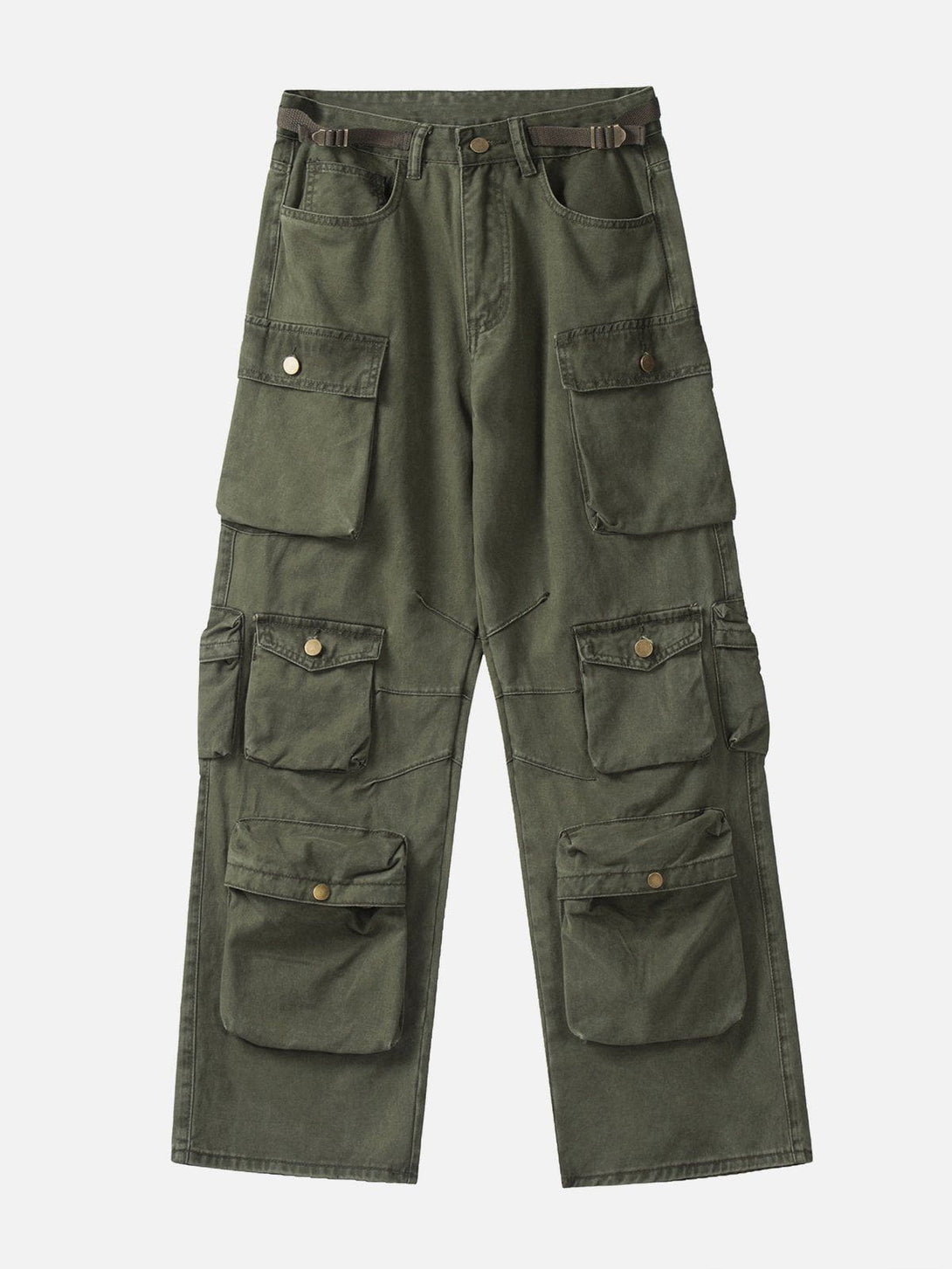 Evapacs - Vintage Multi-pocket Cargo Pants- Streetwear Fashion - evapacs.com