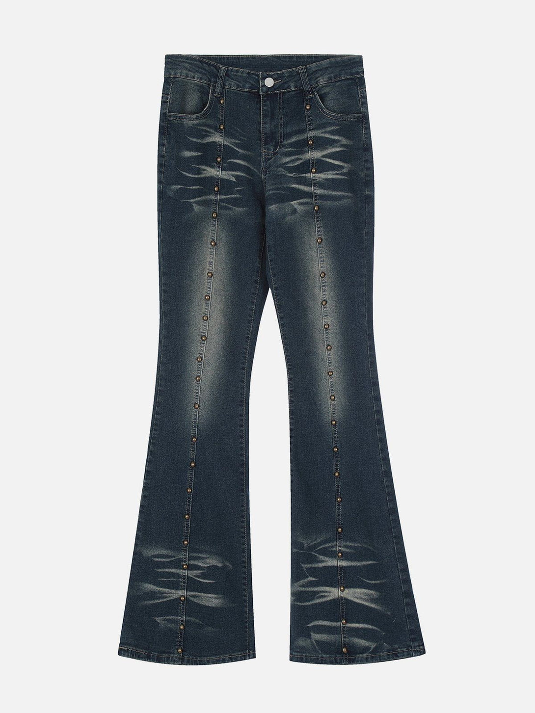 Evapacs - Vintage Rivets Jeans- Streetwear Fashion - evapacs.com