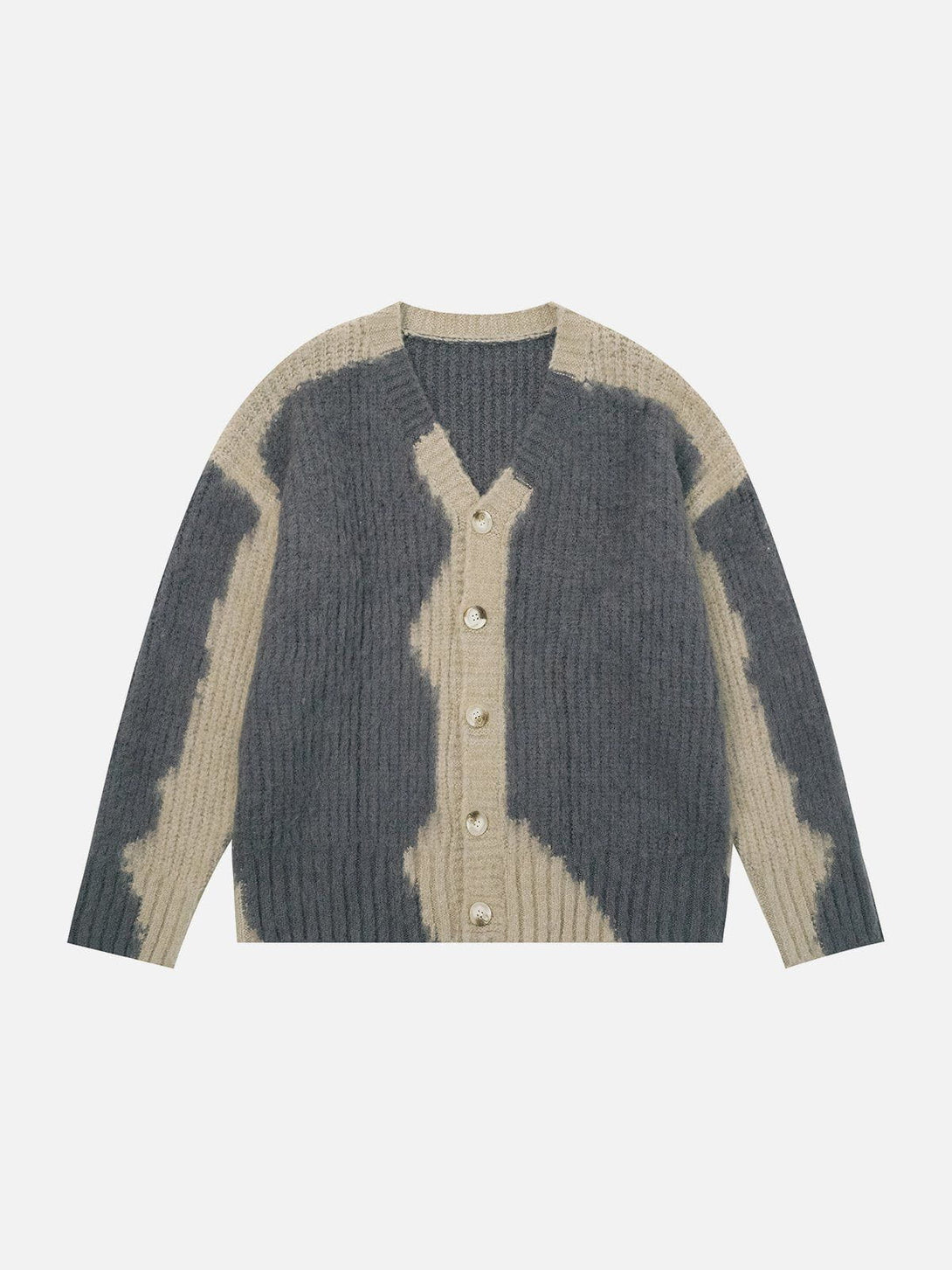 Evapacs - Vintage Splicing Cardigan- Streetwear Fashion - evapacs.com