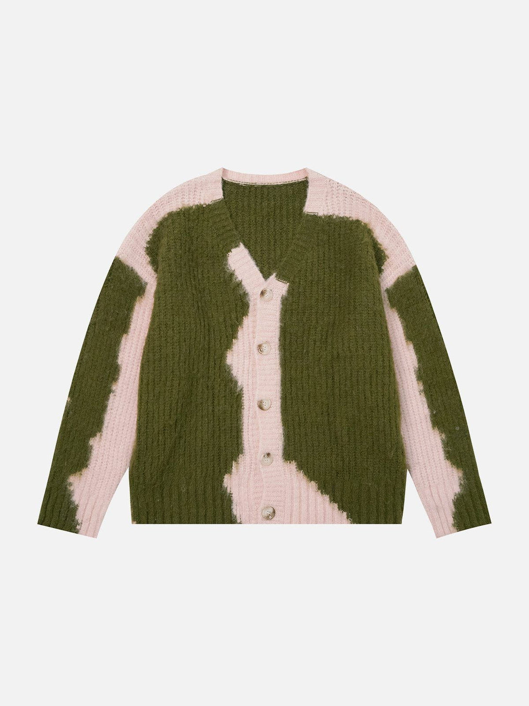 Evapacs - Vintage Splicing Cardigan- Streetwear Fashion - evapacs.com