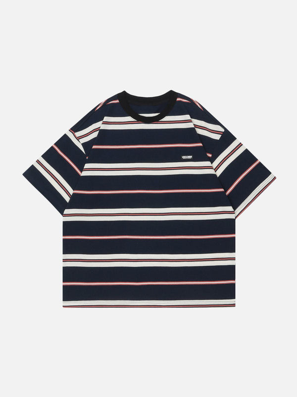 Evapacs - Vintage Stripes Tee- Streetwear Fashion - evapacs.com