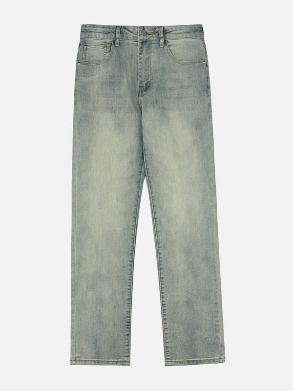 Evapacs - Vintage Washed Gradient Jeans- Streetwear Fashion - evapacs.com