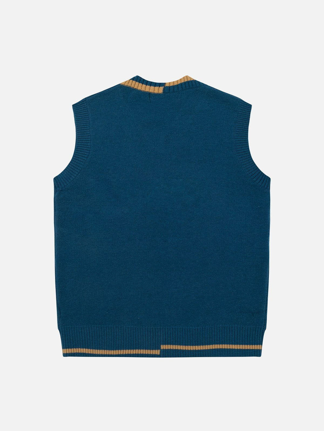 Evapacs - WHOCULT Embroidery Sweater Vest- Streetwear Fashion - evapacs.com