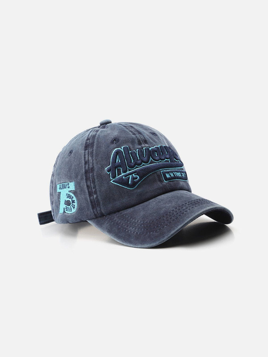 Evapacs - Washed Embroidered Letter Baseball Cap- Streetwear Fashion - evapacs.com