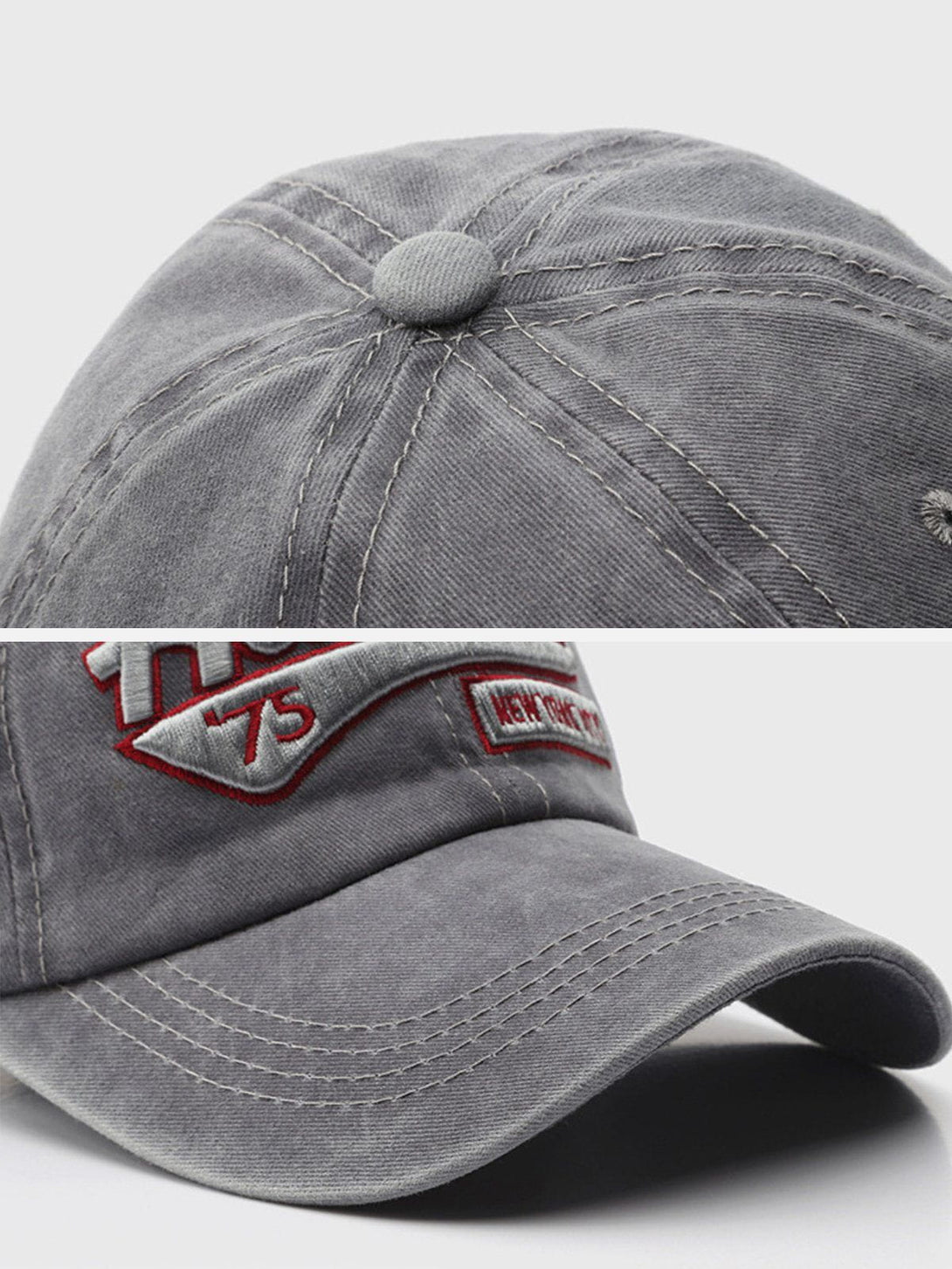 Evapacs - Washed Embroidered Letter Baseball Cap- Streetwear Fashion - evapacs.com