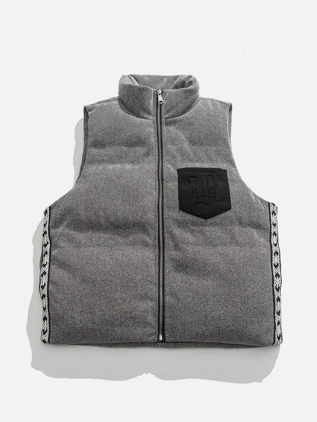 Evapacs - Weaving Splicing Gilet- Streetwear Fashion - evapacs.com