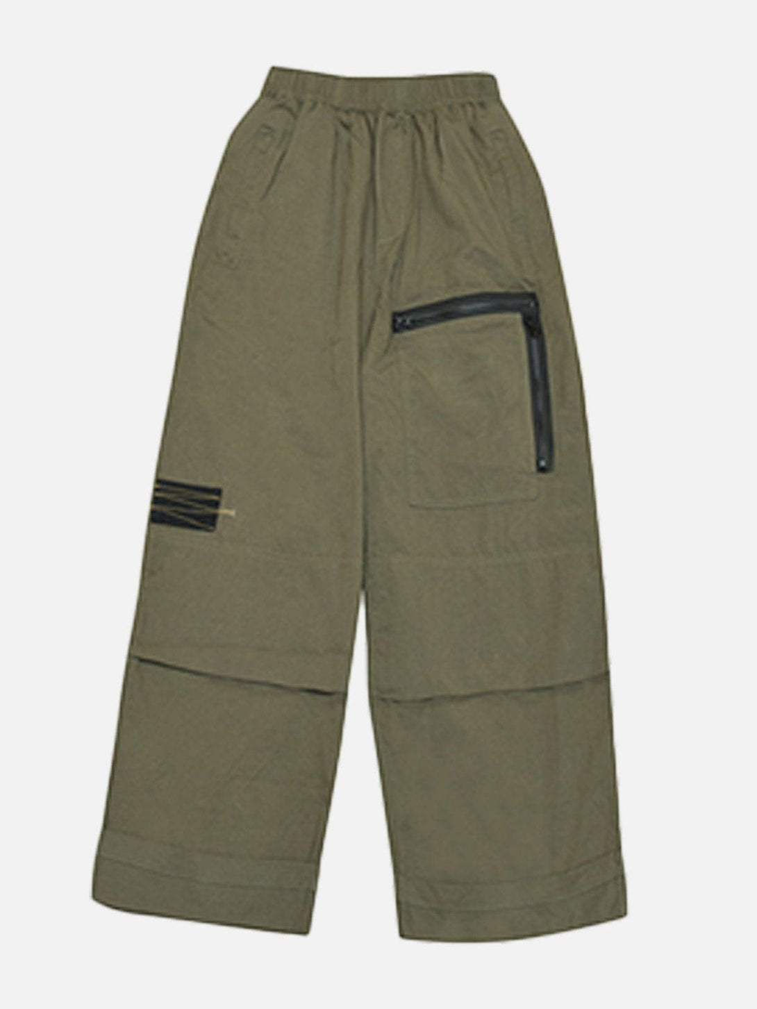 Evapacs - Zip Patchwork Cargo Pants- Streetwear Fashion - evapacs.com