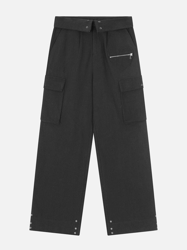 Evapacs - Zipper Pocket Cargo Pants- Streetwear Fashion - evapacs.com