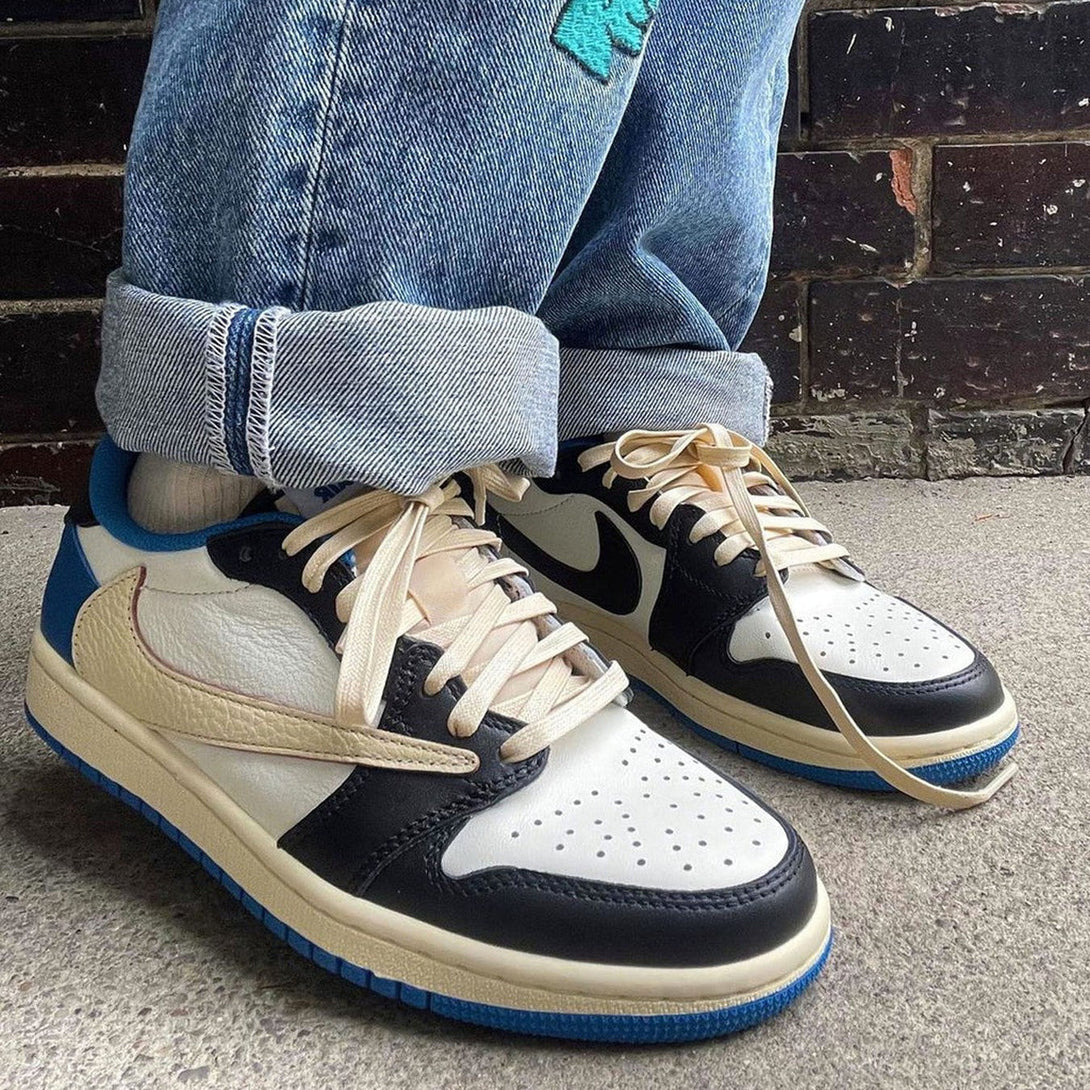 Fragment Design x Travis Scott x Air Jordan 1 Retro Low- Streetwear Fashion - evapacs.com