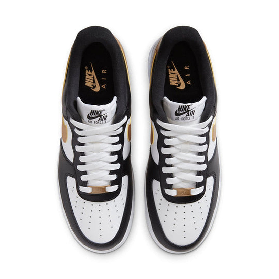 Nike Air Force 1 '07 'Black Gold'- Streetwear Fashion - evapacs.com