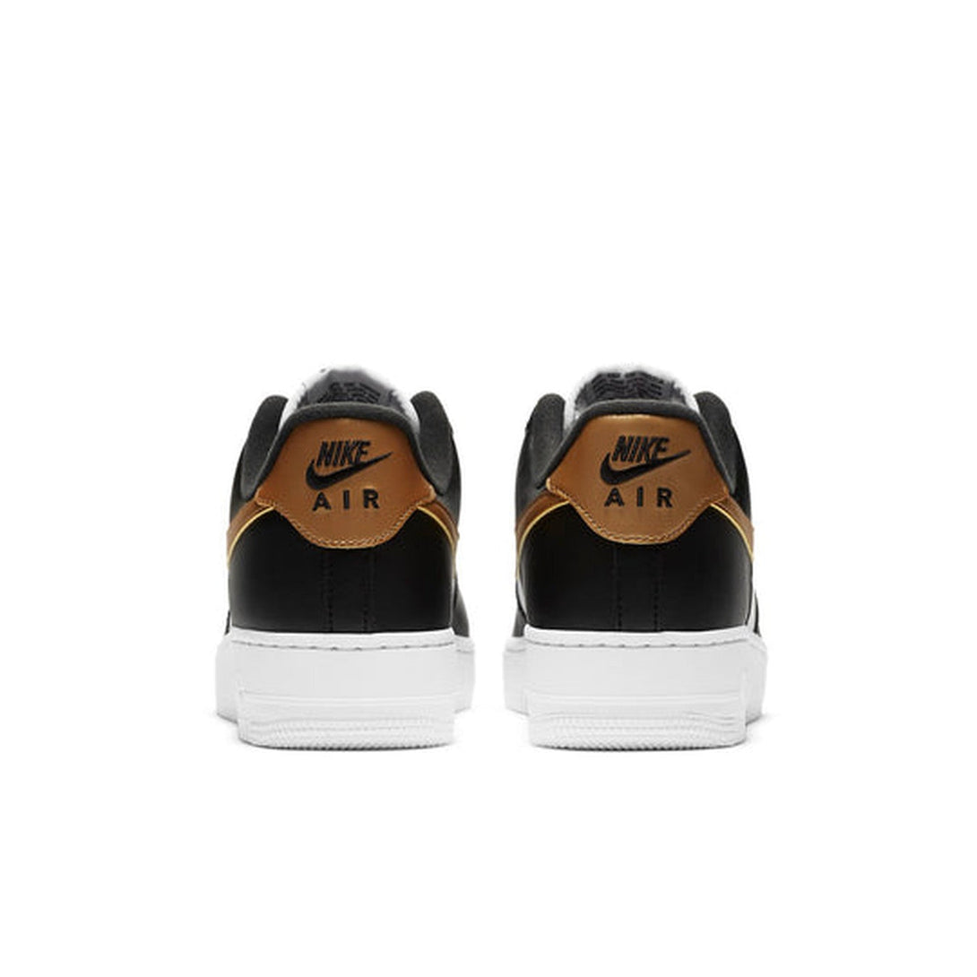 Nike Air Force 1 '07 'Black Gold'- Streetwear Fashion - evapacs.com