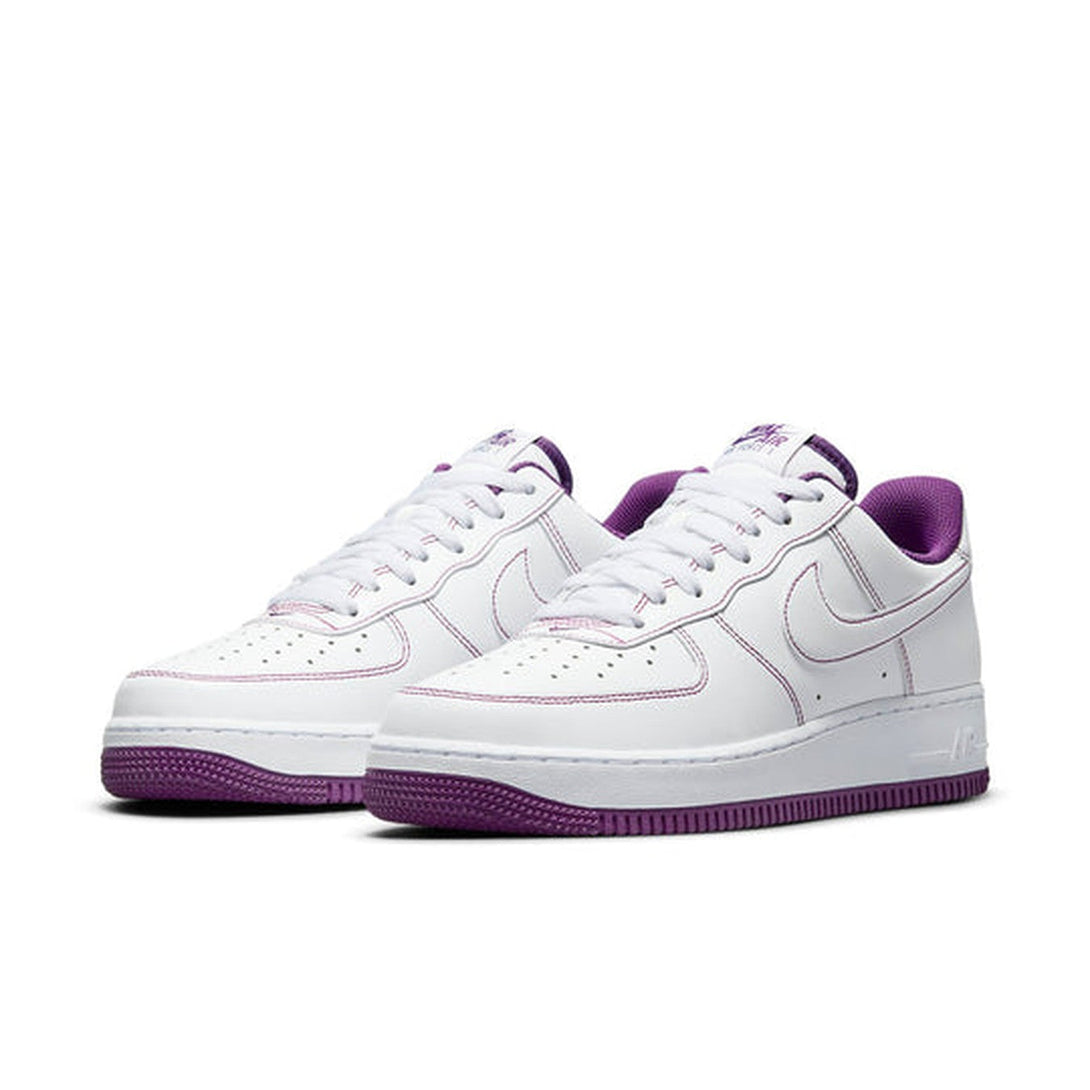 Nike Air Force 1 '07 'Contrast Stitch - White Viotech'- Streetwear Fashion - evapacs.com