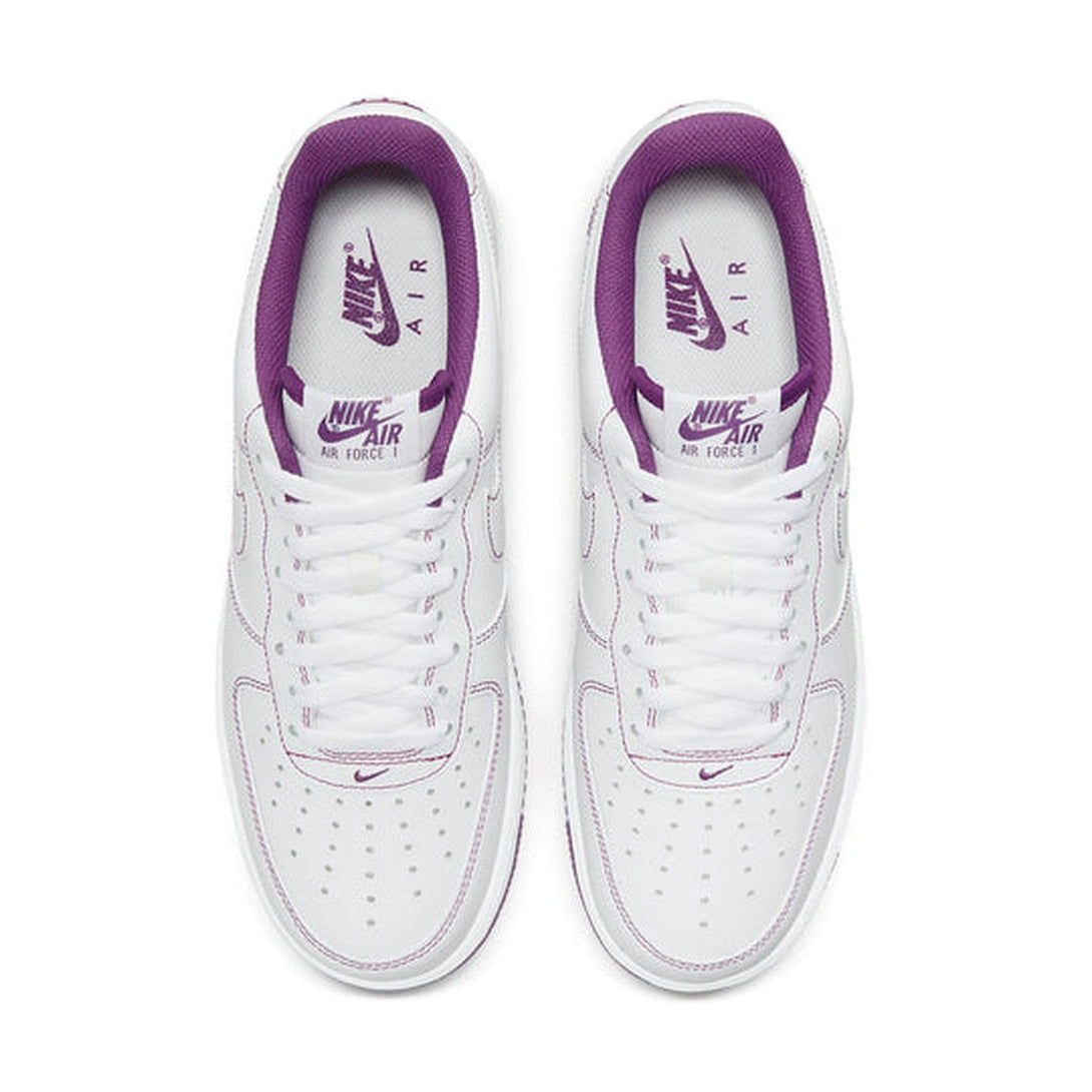 Nike Air Force 1 '07 'Contrast Stitch - White Viotech'- Streetwear Fashion - evapacs.com