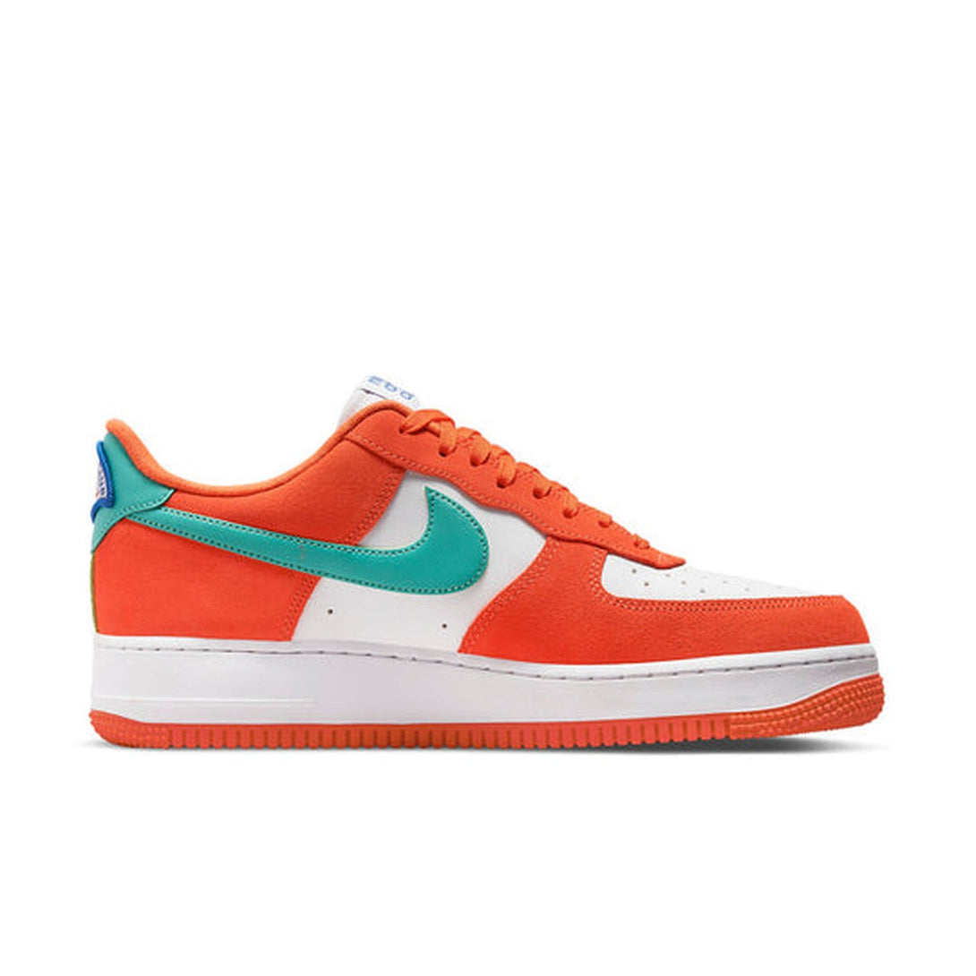 Nike Air Force 1 '07 LV8 'Athletic Club - Rush Orange Washed Teal'- Streetwear Fashion - evapacs.com