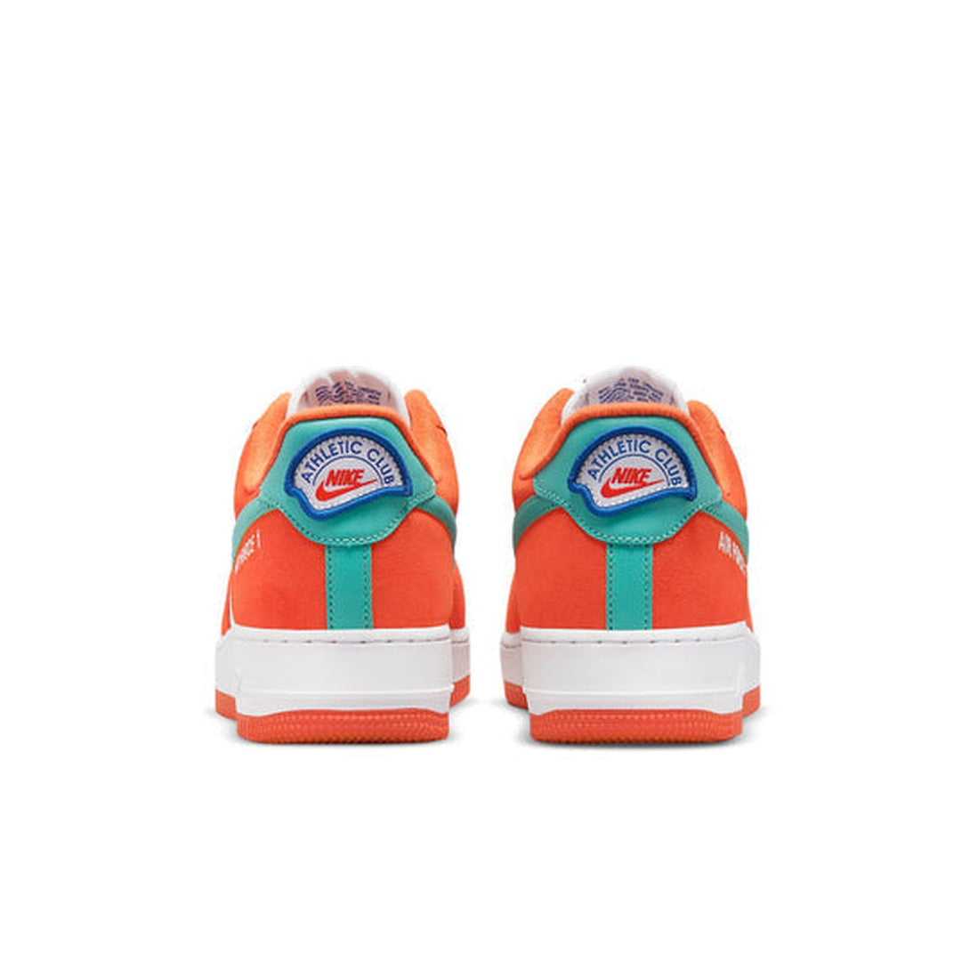 Nike Air Force 1 '07 LV8 'Athletic Club - Rush Orange Washed Teal'- Streetwear Fashion - evapacs.com