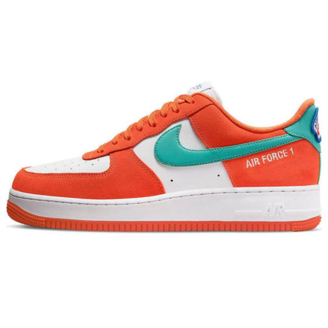 Nike Air Force 1 '07 LV8 'Athletic Club - Rush Orange Washed Teal'- Streetwear Fashion - evapacs.com