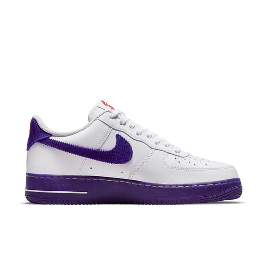 Nike Air Force 1 '07 LV8 EMB 'White Court Purple'- Streetwear Fashion - evapacs.com