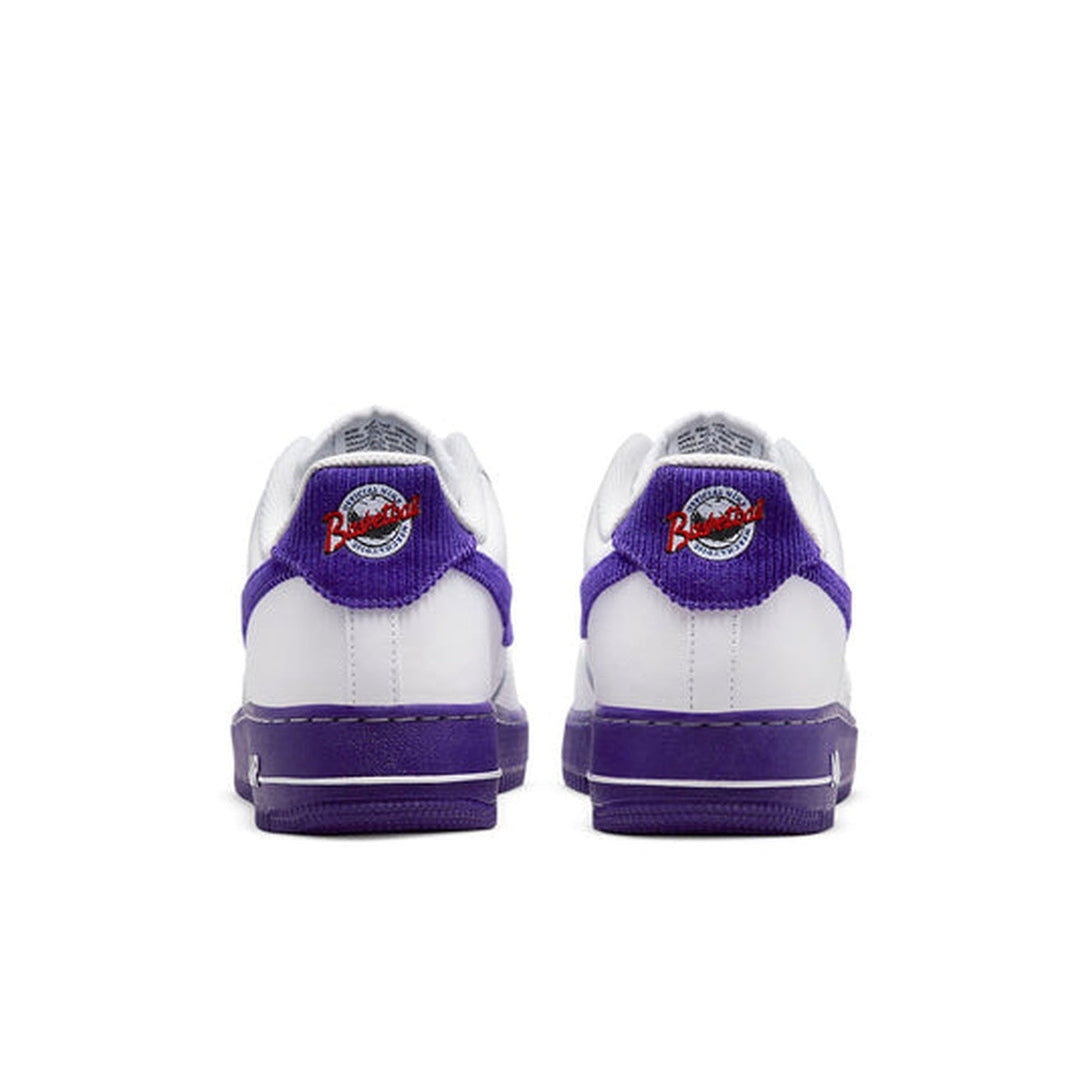 Nike Air Force 1 '07 LV8 EMB 'White Court Purple'- Streetwear Fashion - evapacs.com