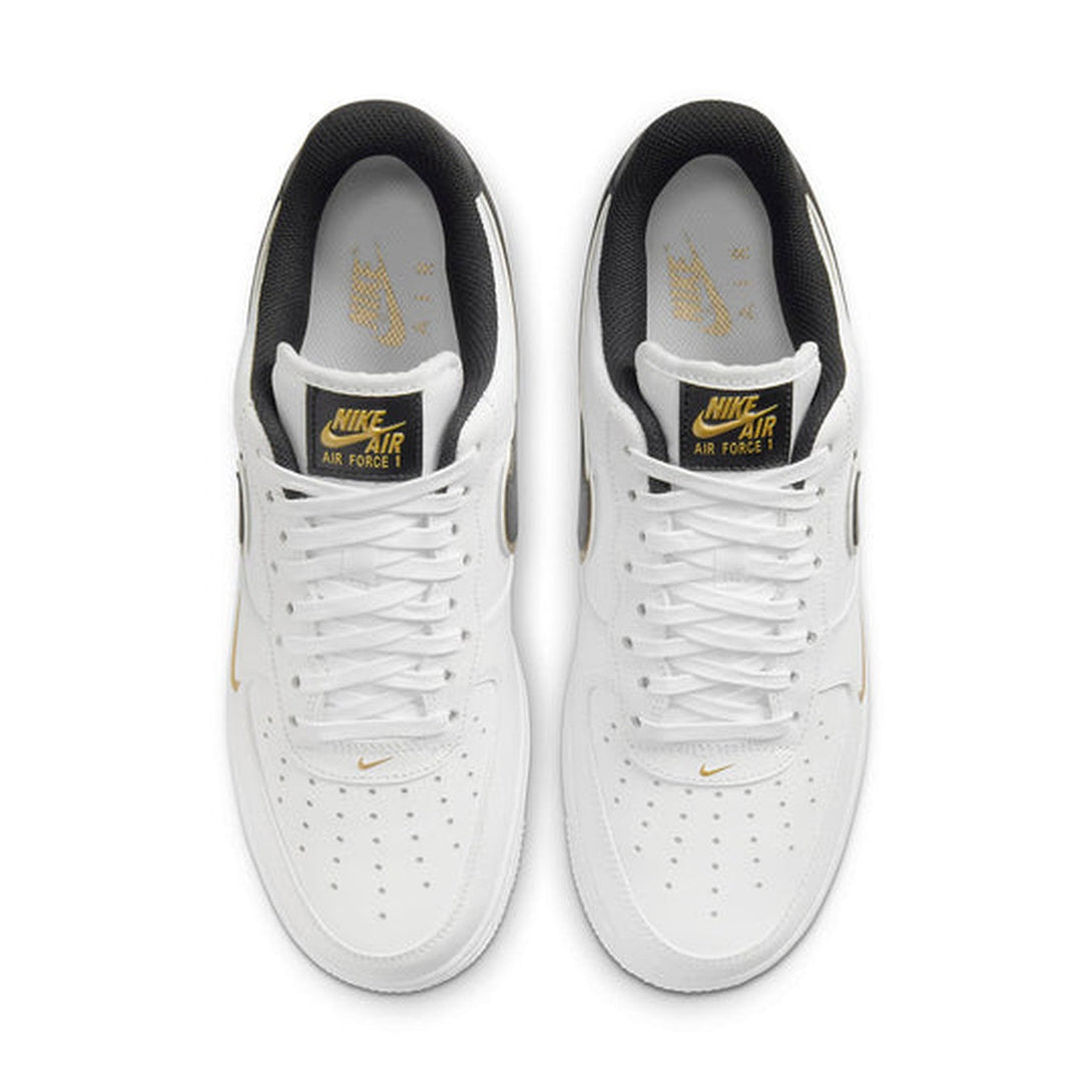 Nike Air Force 1 '07 LV8 'Metallic Swoosh Pack - White Metallic Gold'- Streetwear Fashion - evapacs.com