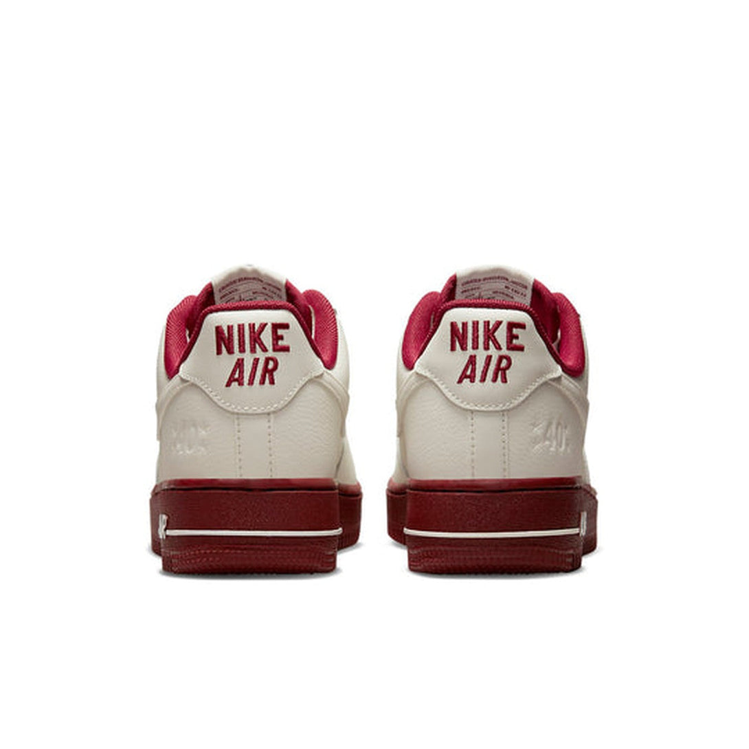 Nike Air Force 1 '07 SE '40th Anniversary - Sail Team Red'- Streetwear Fashion - evapacs.com