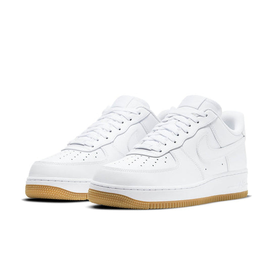 Nike Air Force 1 '07 'White Gum Light Brown'- Streetwear Fashion - evapacs.com