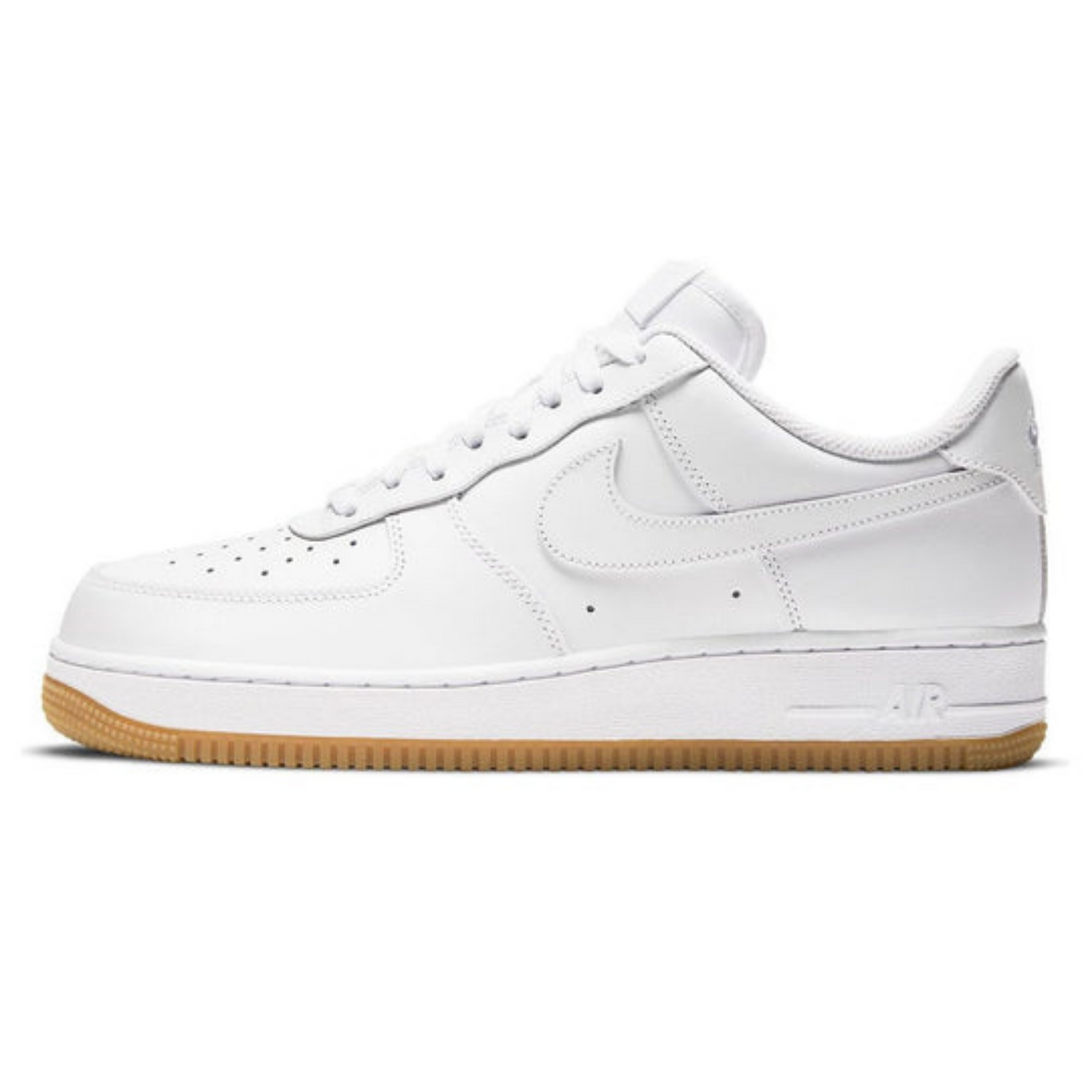 Nike Air Force 1 '07 'White Gum Light Brown'- Streetwear Fashion - evapacs.com