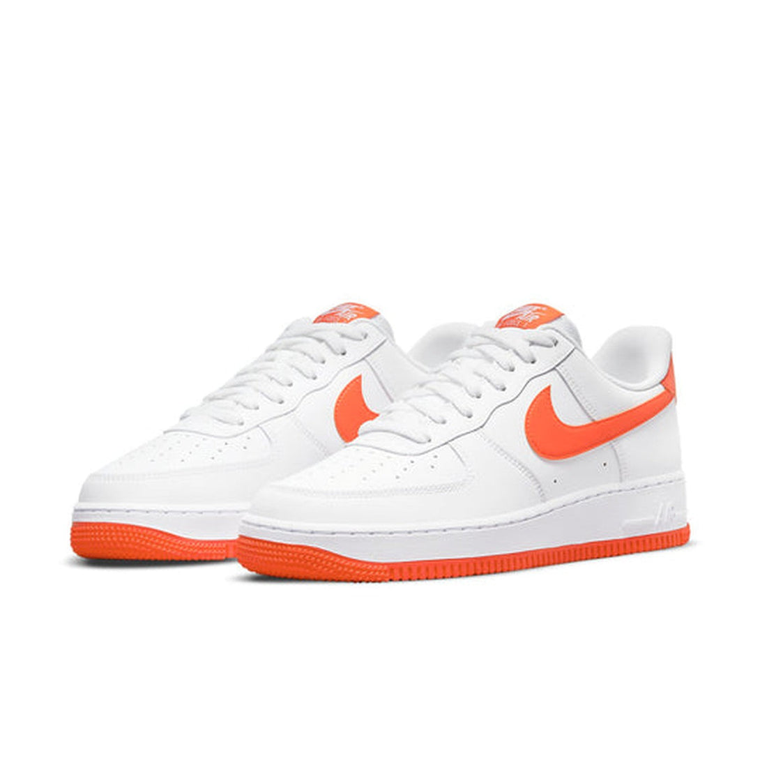 Nike Air Force 1 '07 'White Team Orange'- Streetwear Fashion - evapacs.com