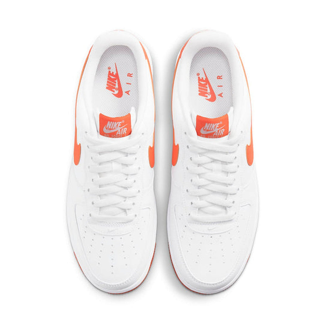 Nike Air Force 1 '07 'White Team Orange'- Streetwear Fashion - evapacs.com