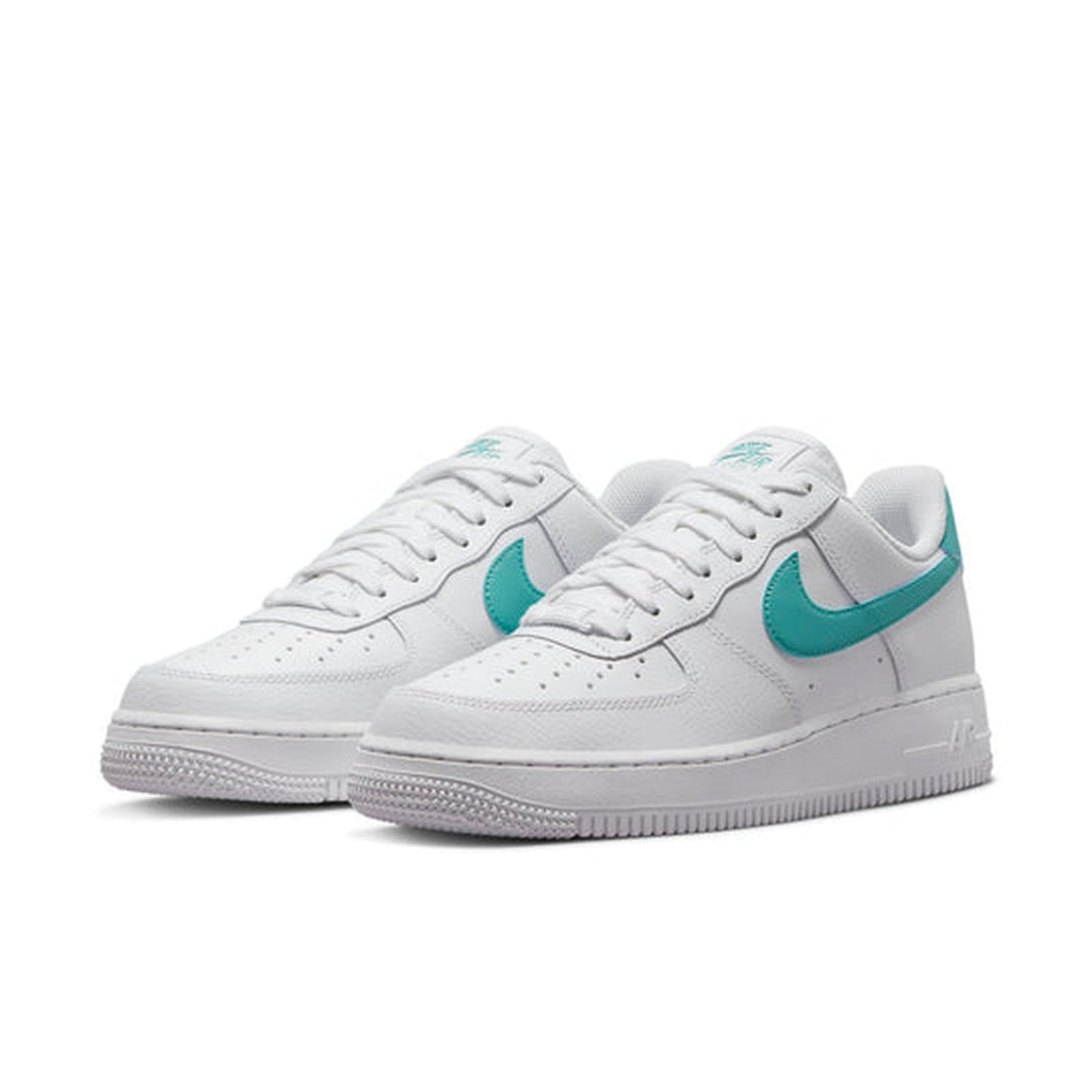 Nike Air Force 1 '07 'White Washed Teal'- Streetwear Fashion - evapacs.com