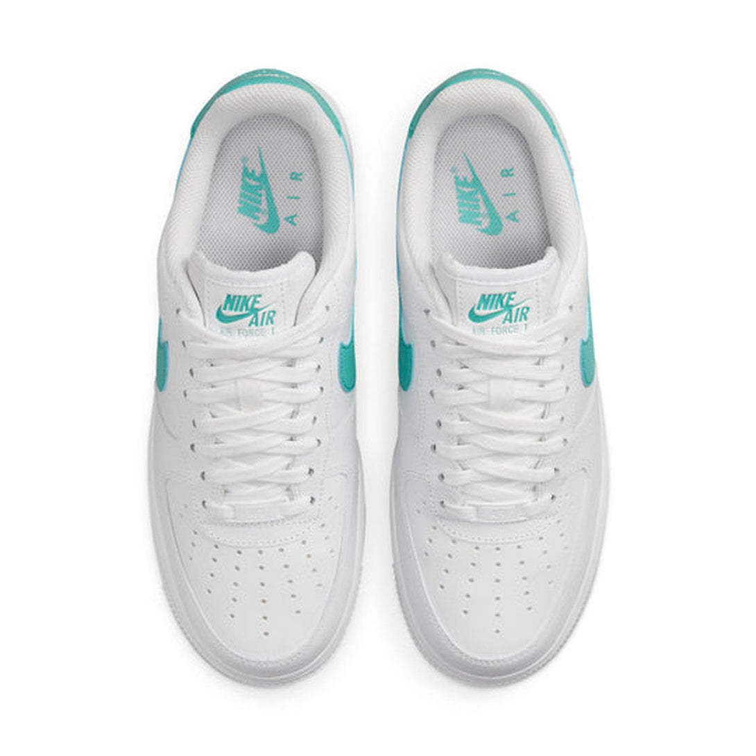 Nike Air Force 1 '07 'White Washed Teal'- Streetwear Fashion - evapacs.com