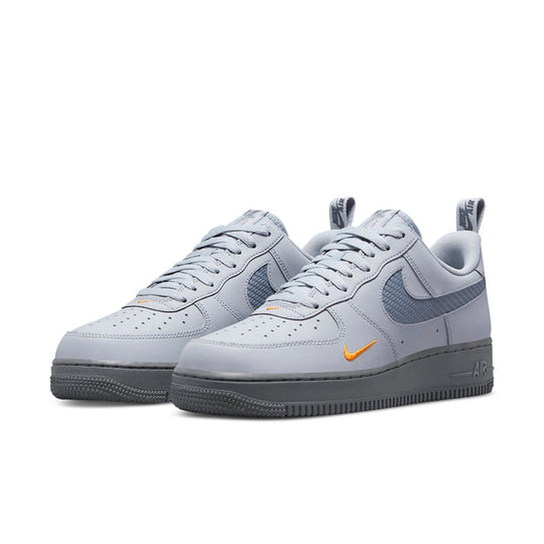 Nike Air Force 1 '07 'Wolf Grey Kumquat'- Streetwear Fashion - evapacs.com