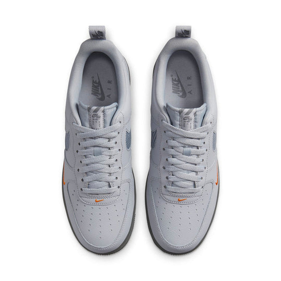 Nike Air Force 1 '07 'Wolf Grey Kumquat'- Streetwear Fashion - evapacs.com