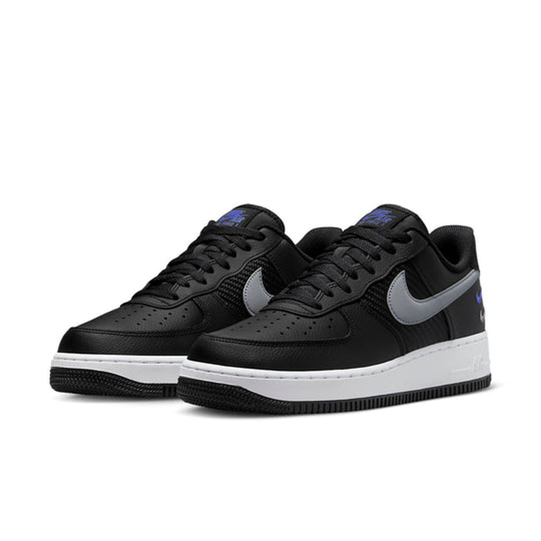 Nike Air Force 1 Low '07 'Double Swoosh Black Racer Blue'- Streetwear Fashion - evapacs.com