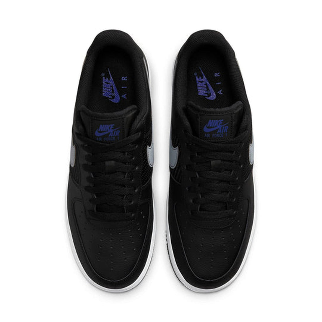 Nike Air Force 1 Low '07 'Double Swoosh Black Racer Blue'- Streetwear Fashion - evapacs.com